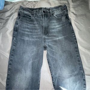 Old navy high rise straight leg black jeans